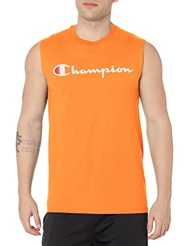 Image of Champion Men's Muscle Tank, Classic Graphic Muscle Tee, Sleeveless T-shirt for Men (Reg. Or Big & Tall)