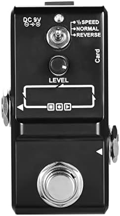 summina Guitar Looper Effect Pedal 10 Minutes Recording Time 3 Working Modes True Bypass Full Metal Shell with 1GB Memory Card, Grey,Silver,Black