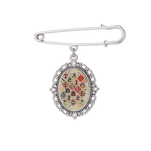 Broche motif cartes et jetons, clip de finition pour chemise