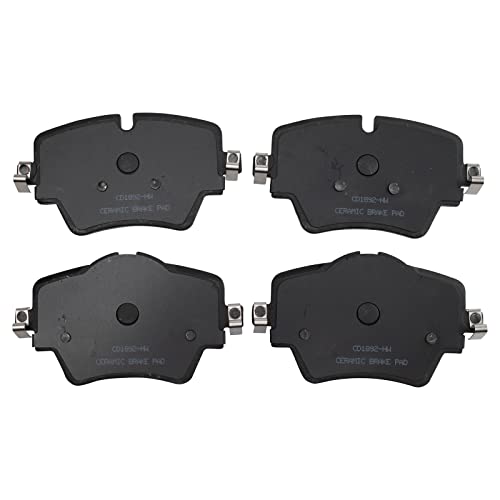 TRQ Front Ceramic Brake Pad Set Compatible with 21-24 BMW 330e 330e xDrive 330i 330i xDrive without M Sport Package 22-24 X3 X4 without M Sport Package 17-23 Mini Cooper Countryman S ALL4 by TRQ - Image 5