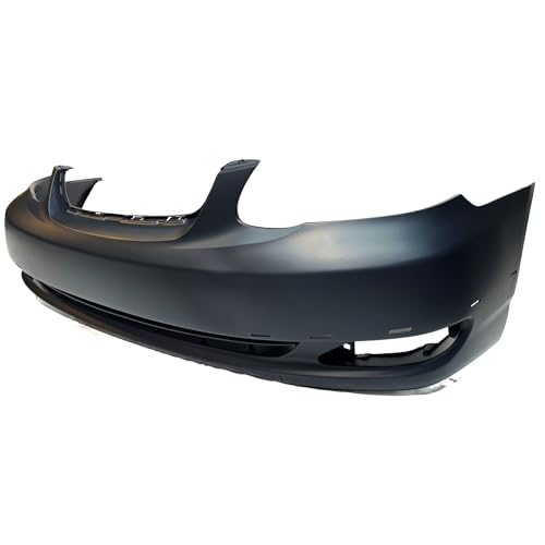 Image of FitParts Compatible with Toyota Corolla 2005-2008 Front Bumper Cover | Primed, With Fog Light Holes, Sedan, Ready to Paint, OEM 521190Z939, TO1000298