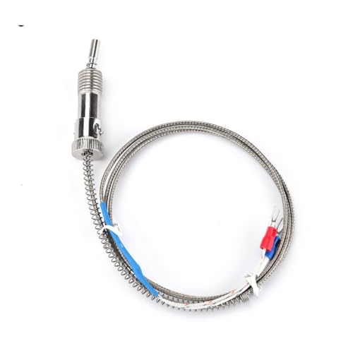 Sensor termopar tipo E de 4m con rosca M12 para controlador de temperatura de 0 a 600 °C 6