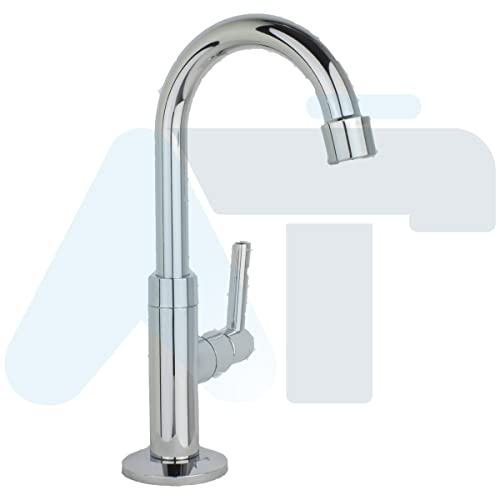 Torneira Para Banheiro em ABS Lavatoria Bica Movel Cromado