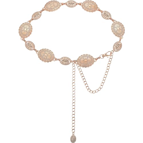 NEOREAL Metal Waist Chain Retro Fashion Body Belly Belt Gold Silver Belts Jewelry Accessories for Women Girls