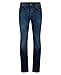 Buffalo David Bitton Men's Straight Six Jeans, Authentic and Sanded Indigo, 36x32