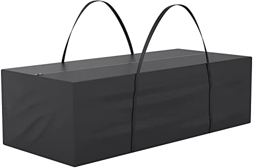 Garden Cushion Storage Bag Extra Large Outdoor Cushion Storage Bags Heavy Duty 210D Patio Cushion Storage(173x76x51cm)