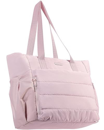 Image of NISHEL Travel Puffy Tote Bag For Women, Ultra-Lightweight Large Tote Purse For Office Day And a Short Weekend Getaway