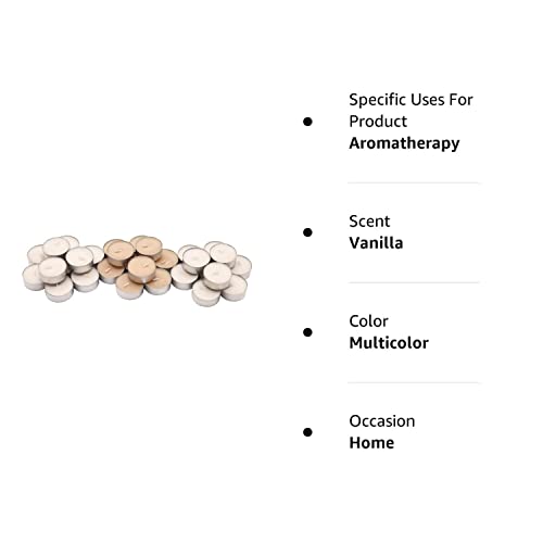 Ikea Home Decoration Sinnlig Scented Tealight, Vanilla Pleasure, Natural- 30 /Pack, Multicolor #TOP3