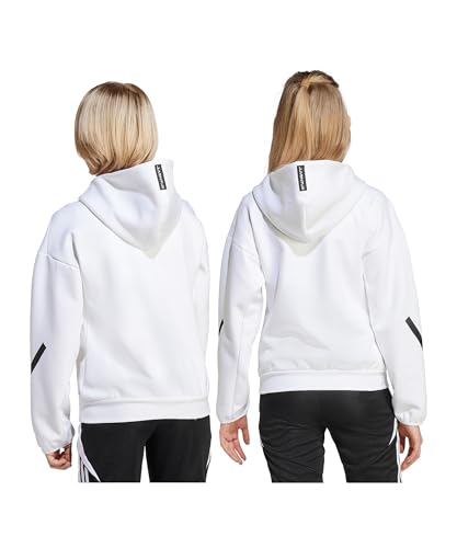 Chaqueta Juventus adidas niños sudadera fútbol blanca infantil Anthem 6