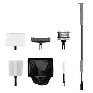 Npxuamtj Aquarium Reinigungsset mit Teleskopstiel
