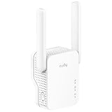 Cudy RE300 N300 WiFi Range Extender, 300Mbps 2.4GHz Signal Booster con porta Ethernet, Mes...