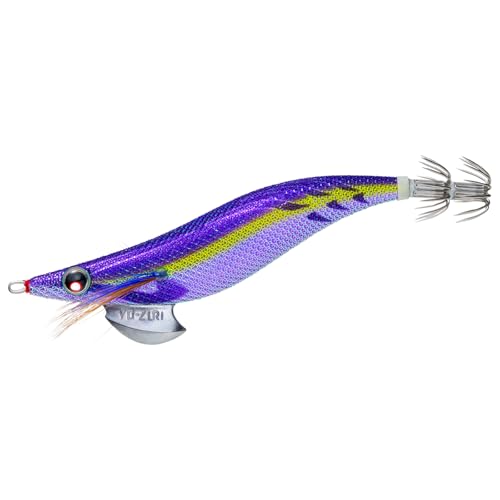 DUEL YO-ZURI (ヨーヅリ) エギ イカ釣り ルアー アオリーQ 【 エギング 釣具 釣り道具 釣り具 餌木 えぎ 仕掛け アオリイカ 】 2.5号 ブルー夜光パープルパープル A1030N-BLPP