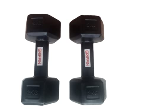 See full amazon price history chart for Griffin PVC Dumbbells Set Black Fixed Weights Dumbbells for Men Non Slip Grip Strength Training Weight Lifting Tricep and Bicep Heavy Dumbbell 2 kg 4kg 5kg (2kg) Griffin PVC Dumbbells Set Black Fixed Weights Dumbbells for Men Non Slip Grip Strength Training Weight Lifting Tricep and Bicep Heavy Dumbbell 2 kg 4kg 5kg (2kg) (B09H7T9VH6) Amazon Price History, Amazon Price Tracker