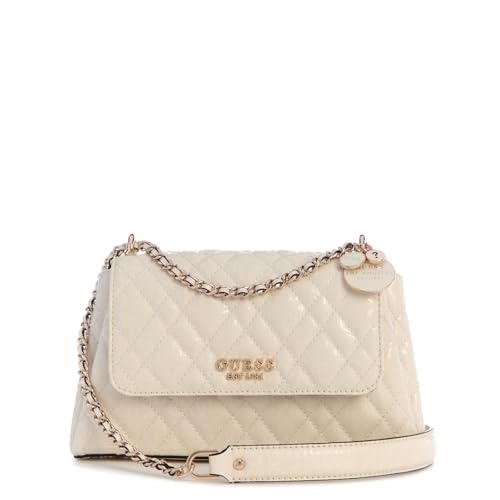 GUESS Isemay Rabat bandoulière convertible, ecru, One Size, Isemay Rabat bandoulière convertible