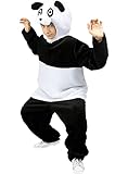 🔵 El disfraz más original y divertido: ¡Disfrázate de animal con tus amigos y montad vuestra propia selva!. DISFRAZ DE OSO PANDA para hombre para convertirte en tu animal favorito. Disfraz color Blanco. Have fun!
