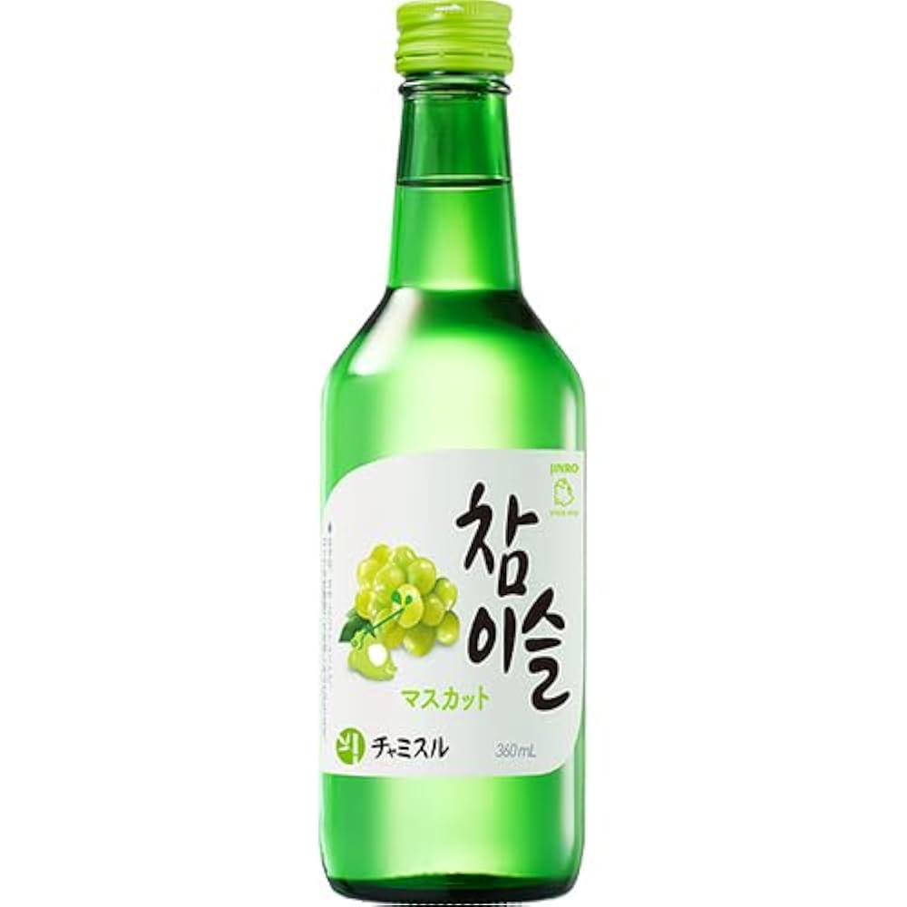 最安値✨チャミスル マスカット 360ml x 60本✨ Amazon.co.jp: 【韓国焼酎ソジュ】眞露 JINRO チャミスル