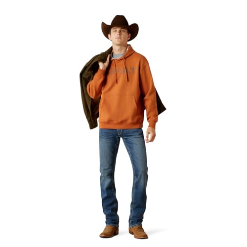 ARIAT Men's Stitch Shield Logo Hoodie3