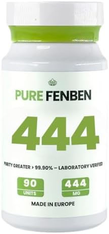 PURE FENBEN F-zole 444 mg | 99.90% Purity | 3rd-Party Lab-Verified | 90 Capsules
