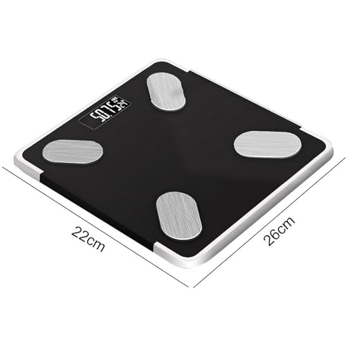Báscula digital inalámbrica con medición grasa corporal miniatura 2
