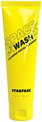 Starface Space Wash Foaming Facial Cleanser, Made with Willow Bark Extract, No Parabens, No Phthalates, No Sulfates, Gentle on All Skin Types, 4.2oz