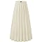 NASHALYLY Women's Chiffon Maxi Skirt - High Waist Pleated A-Line, Floral Print, Elastic Waistband - View #4