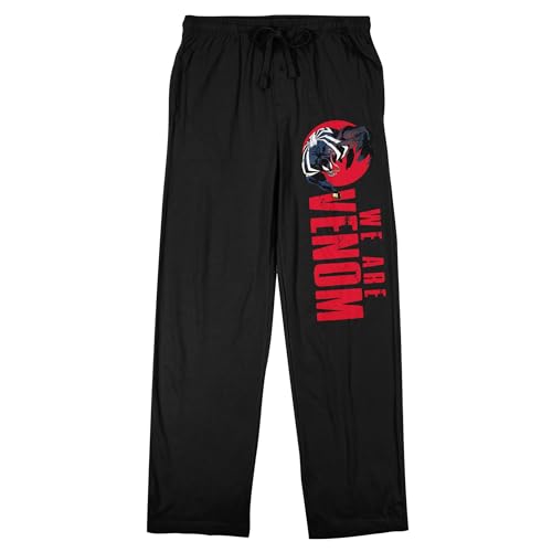 Marvel Publishing Venom We are Venom Men's Black Sleep Pajama Pants
