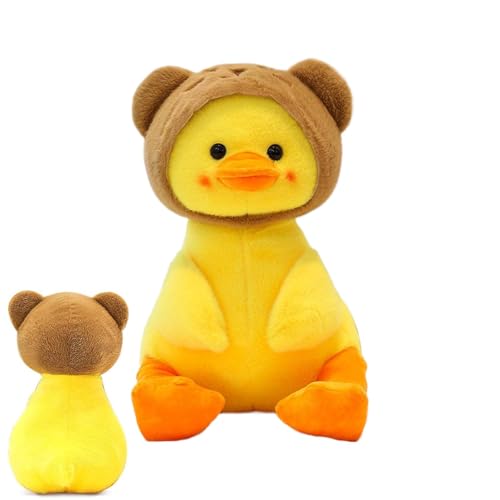 Path Plush, animal relleno de pato,Colección de peluches de juguete de dibujos animados de pato - Muñeca de almohadas decorativas de 9.8 pulgadas para sofá, dormitorio, decoración de automóvil