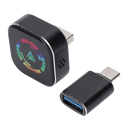 Adaptador de Automóvil Cableado a Inalámbrico, Caja de Interconexión de System Montado en Vehículo 2 en 1, Conexión Automática, Adecuado para Reproducción Automática y de