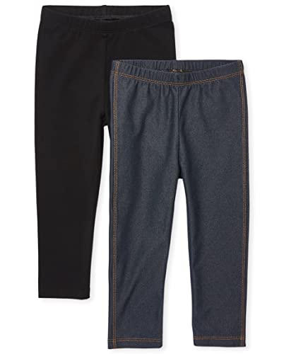 Image of The Children's Place Baby Girls' and Toddler Leggings 2-Pack