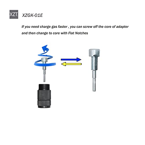 Image of XZT GK-01SD Hydraulic Accumulator Nitrogen Charging System, Nitrogen Pressure Test Kit, Gas Charging Tools