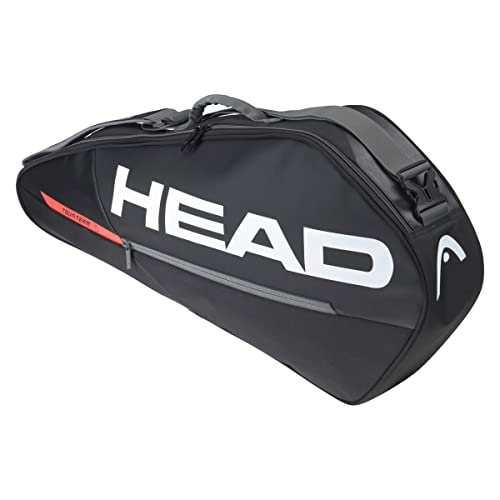 Head 2022 Tour Team 3R Pro Racquet Bag, Black/Orange