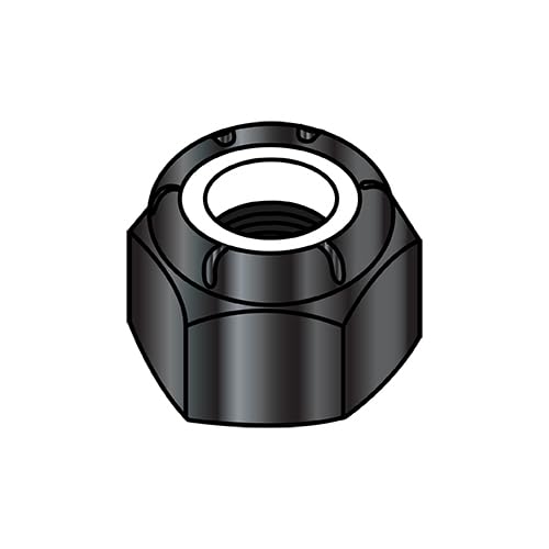10-24 NM Nylon Insert Hex Lock Nut Black Oxide - ECS-10NSB