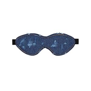 Denim Eye Mask – Roughend Denim Style – Blue