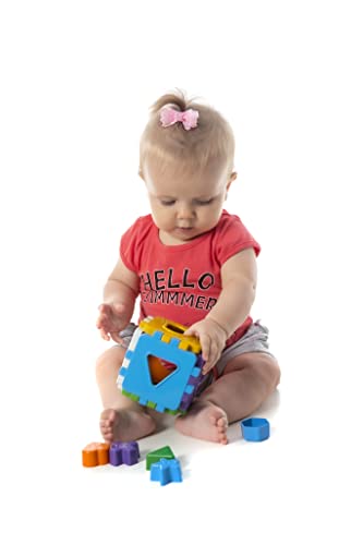 Kendy Cubo Baby Educativo Com Blocos Colorido glide