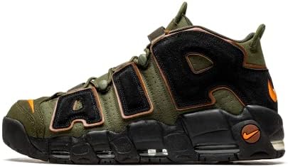 Nike Mens Air More Uptempo DX2669 300 Cargo Khaki - Size 13, Cargo Khaki/Black-pecan-alpha