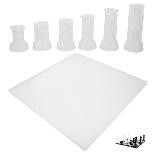 Moules en silicone pour pièces d'échecs 3D Holibanna réutilisables - 2