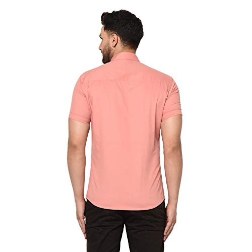 Image of Men Solid Slim Fit Shirt