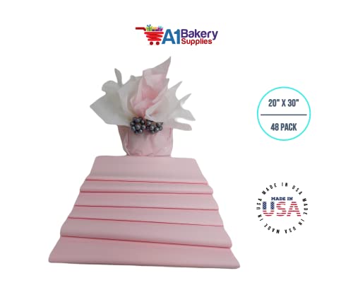 48 Pack Blush Pink 20 Inches X 30 Inches Tissue Paper Premium Gift Wrap Paper Made In Usa #TOP5