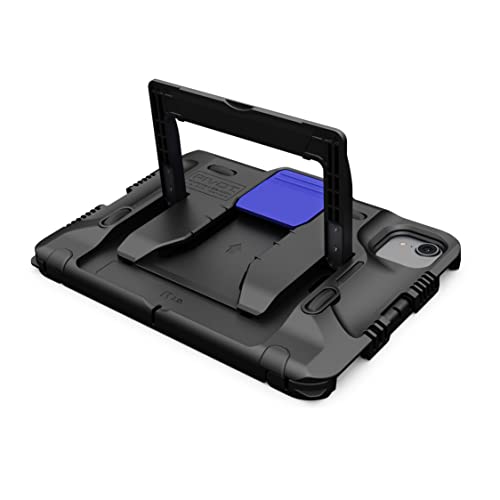 Pivot T21A Tablet Case- Fist Ipad Mini (6Th Gen.) - 360 Degree Protection- For Professional Pilots, General Aviation (Gray Body/Black Clip) #TOP4
