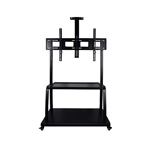 Soporte móvil de tv ajustable para pantallas 32-100 pulg miniatura 1