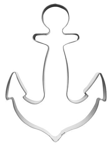Stampino a forma di ancora, 11 cm, in acciaio inox...