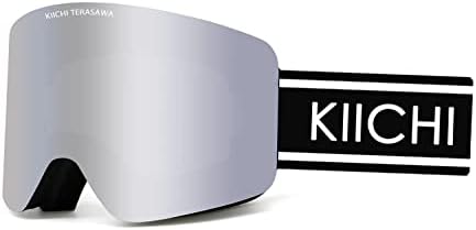 KIICHI TERASAWA Ski Goggles Snowboard Snow Goggles-Snowmobile Skiing Skating Sport Protective Goggles for Boys Girls Men Women Youth-100% UV Protection-Japanese Design and R&D