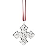 Reed and Barton 897700 2025 Annual Christmas Cross Sterling Silver Ornament, 55th Edition, Christmas, Holiday Decorations
