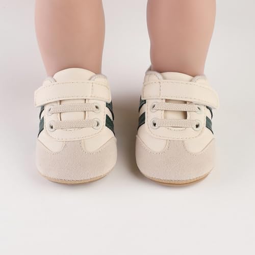 Image of Baby Boys Girls Sneakers Toddler Non-Slip Soft Rubber Sole First Walking Shoes Infant Newborn Crib Dress Shoes