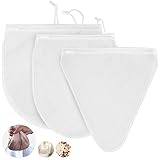 【Lavable, reutilizable y duradero】 La bolsa de leche de nuez WD&CD es lavable, reutilizable, duradera y no tendrá olor. Se puede lavar en agua o en la máquina. El residuo es fácil de lavar. El material de secado rápido protege contra el moho y las bacterias.