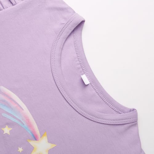 Image of Akyzic Little Girl Skirt Outfit Two Piece Spring Summer Outfit Butterfly Dress Cat Print Skirt Toddler Girl Outfit Set