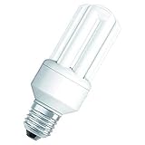 No Regulable Osram Bombilla de bajo Consumo de Forma Lineal E27, 11 W, 1 Unidad (Paquete de 1)