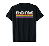 Conosci qualcuno di Roma, Italia che è orgoglioso di essere LGBTQ? Supporta i diritti LGBTQ? Questo è il design perfetto per chiunque da Roma per mostrare il proprio sostegno durante il mese Gay Pride. Abbigliamento retrò Roma Gay Pride.