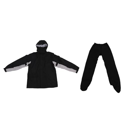 Lazmin112 Traje de Lluvia de Motocicletas, Pantalones Protectores Ligeros de Recaía para Protección del Agua para Conducir Al Aire Libre (L)