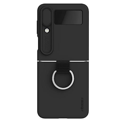 Coque Samsung Galaxy Z Flip 4 antichoc avec slide camera et support anneau